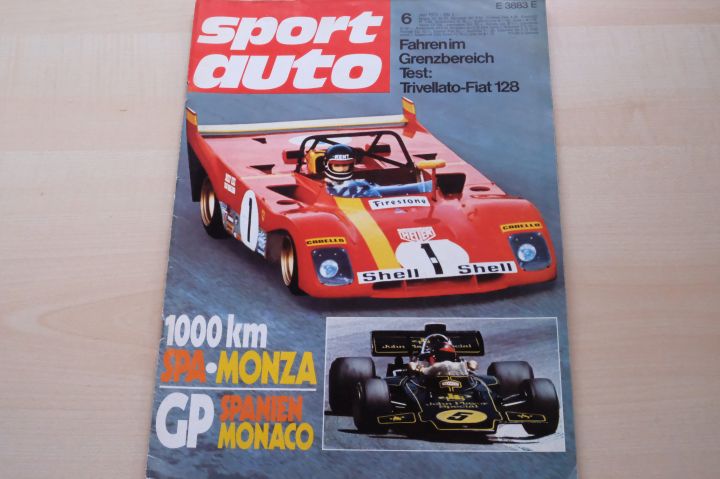 Deckblatt Sport Auto (06/1972)